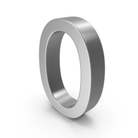 Silver Letter O PNG & PSD Images