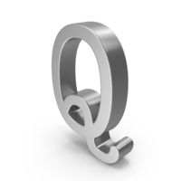 Silver Letter Q PNG & PSD Images