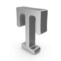 Silver Letter T PNG & PSD Images