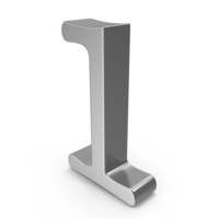 Silver Number 1 PNG & PSD Images