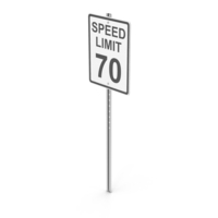 Speed Limit 70 PNG & PSD Images