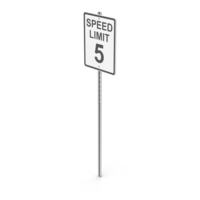 Speed Limit 5 PNG & PSD Images