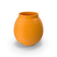 Stylized Orange Jug PNG & PSD Images