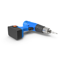 Cartoon Blue Cordless Drill PNG & PSD Images