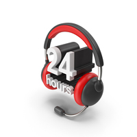 24 Hours Service PNG & PSD Images