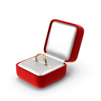 Ring Box Red Ring Gold PNG & PSD Images