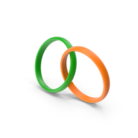 Two Rings Two Colors PNG & PSD Images
