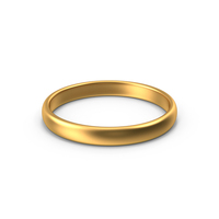 Ring One Side Gold PNG & PSD Images