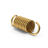 Gold Coil Spring PNG & PSD Images