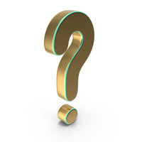 Gold Question Mark PNG & PSD Images