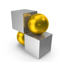 Box Geometry Cube Ball Icon PNG & PSD Images