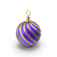 Ornament Gold And Blue PNG & PSD Images