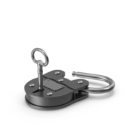 Lock And Key Open Side Color PNG & PSD Images
