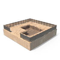 Excavated Building Foundation Terrain PNG & PSD Images