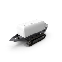 Portable Concrete Pump On Crawler Chassis PNG & PSD Images