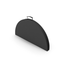 Round Folding Table Black Folded PNG & PSD Images