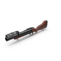 Grenade Launcher Wood Handle PNG & PSD Images