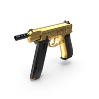 Pistol Gold PNG & PSD Images