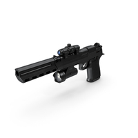 Pistol Black PNG & PSD Images