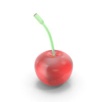 Decorative Translucent Red Cherry PNG & PSD Images