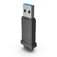 Flash Disk No Cover USB 3 PNG & PSD Images