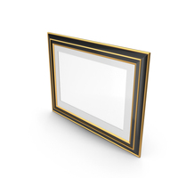 Picture Gold Frame 100x70 PNG & PSD Images
