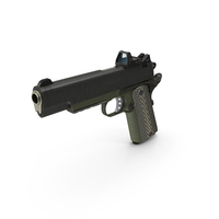 Pistol Military Green PNG & PSD Images