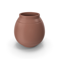 Stylized Brown Jug PNG & PSD Images