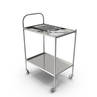 Surgical Trolley and Retractors PNG & PSD Images