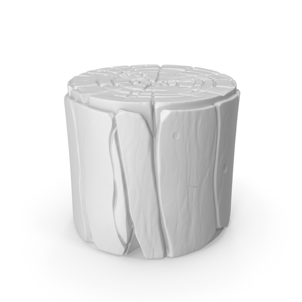 Stylized Stump Gray PNG & PSD Images
