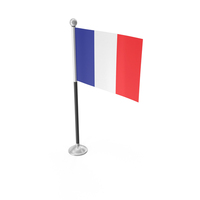 France Desk Small Stand Flag PNG & PSD Images