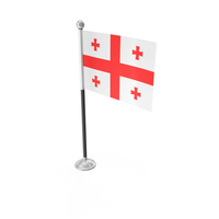Georgia Desk Small Stand Flag PNG & PSD Images
