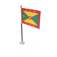 Grenada Desk Small Stand Flag PNG & PSD Images