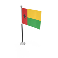 Guinea Bissau Desk Small Stand Flag PNG & PSD Images