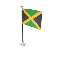 Jamaica Desk Small Stand Flag PNG & PSD Images