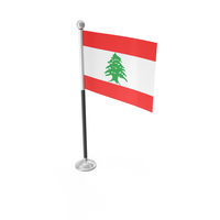 Lebanon Desk Small Stand Flag PNG & PSD Images