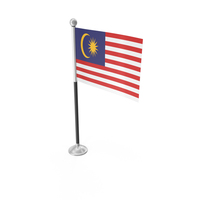 Malaysia Desk Small Stand Flag PNG & PSD Images