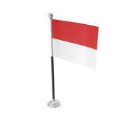 Monaco Desk Small Stand Flag PNG & PSD Images