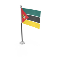 Mozambique Desk Small Stand Flag PNG & PSD Images