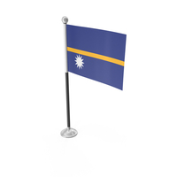 Nauru Desk Small Stand Flag PNG & PSD Images