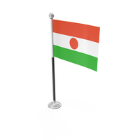 Niger Desk Small Stand Flag PNG & PSD Images