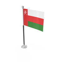 Oman Desk Small Stand Flag PNG & PSD Images