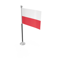Poland Desk Small Stand Flag PNG & PSD Images