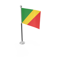 Republic of Congo Desk Small Stand Flag PNG & PSD Images