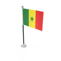 Senegal Desk Small Stand Flag PNG & PSD Images