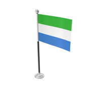 Sierra Leone Desk Small Stand Flag PNG & PSD Images