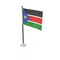 South Sudan Desk Small Stand Flag PNG & PSD Images