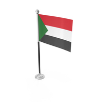 Sudan Desk Small Stand Flag PNG & PSD Images