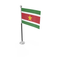 Suriname Desk Small Stand Flag PNG & PSD Images