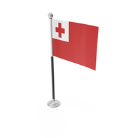 Tonga Desk Small Stand Flag PNG & PSD Images